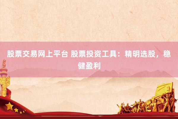 股票交易网上平台 股票投资工具：精明选股，稳健盈利