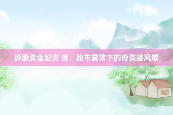 炒股资金配资 略:股市震荡下的投资避风港